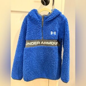 Under Armour Kids Royal Blue Sherpa Hoodie